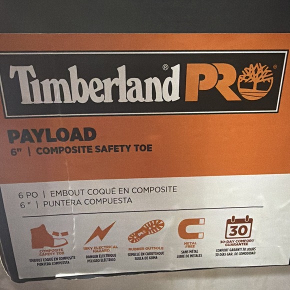 TIMBERLAND PRO Men\'s Payload 6 Inch‎ Composite Toe TB0A27JB001 Size 15 main image 10